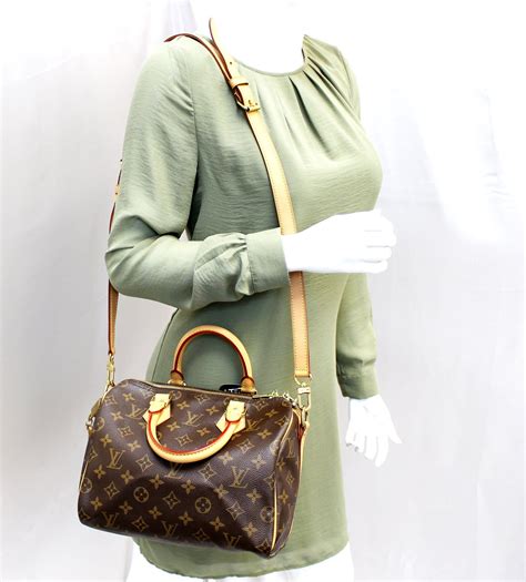 louis vuitton speedy 25 colore chuaro|louis vuitton bandouiller 25.